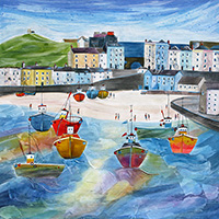 The Tenby Experience 6. A Limited Edition Giclée Print by Anya Simmons