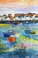 Weymouth Harbour. An Open Edition Print by Anya Simmons.