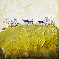 Crater Cottages 3. A Limited Edition Giclée Print by Anya Simmons.