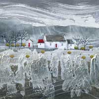 Rays Cottage, Ireland. An Open Edtion Print by Anya Simmons.