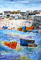 Sennen Cove, Cornwall. A Limited Edition Giclée Print by Anya Simmons
