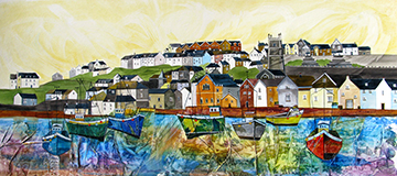 Fowey Harbour. An Open Edition Print by Anya Simmons.