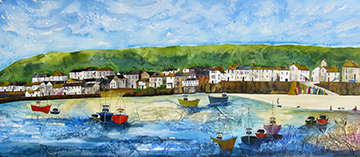 Mousehole, Cornwall. An Open Edition Print by Anya Simmons.