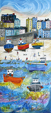 The Tenby Experience 2. A Giclee Limited Edition Print by Anya Simmons.