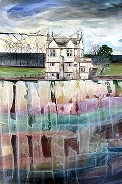 Campden House. A Giclee Limited Edtion Print by Anya Simmons.