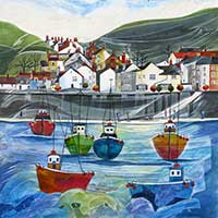 Staithes, North Yorkshire by Any Simmons